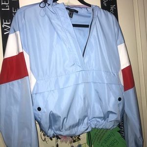 Forever 21 blue windbreaker